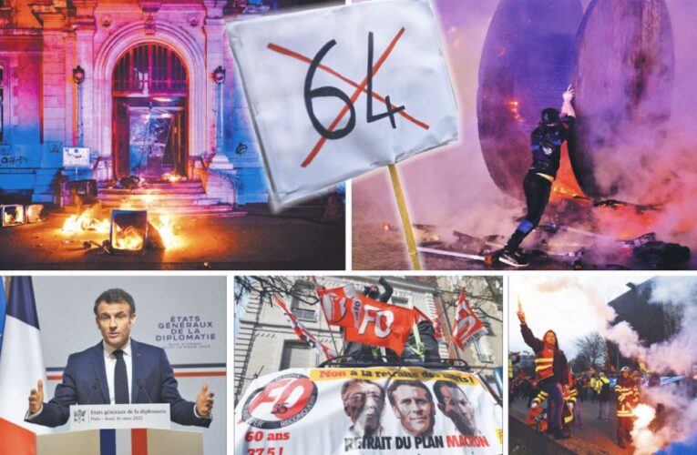 Dura resistencia popular a la reforma previsional de Macron