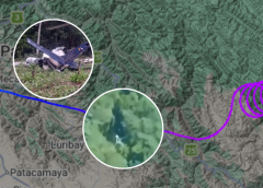 Así quedó avión privado que se precipitó tras volar en círculos por dos horas en Bolivia: extraña ruta que hicieron pilotos antes de accidente