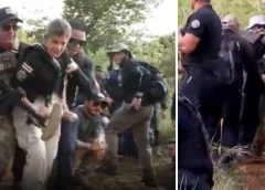 Evacuan a la presidenta de Costa Rica, Laura Fernández, durante visita a zona de minería ilegal tras escucharse una explosión: ‘Estoy bien’