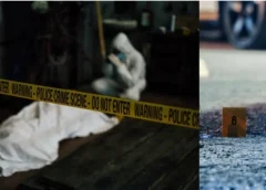 su hijo, al parecer, estaba presente cuando ocurrió el crimen
